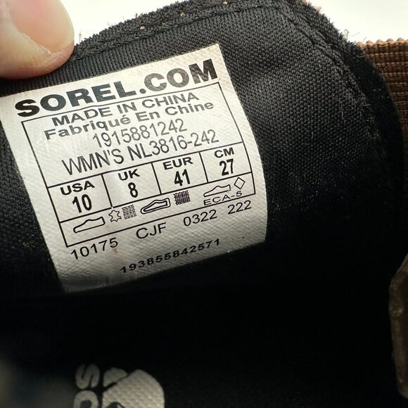 Sorel Women's Evie Ankle Pull On Bootie, Size 10, Cognac Brown - Picture 12 of 12